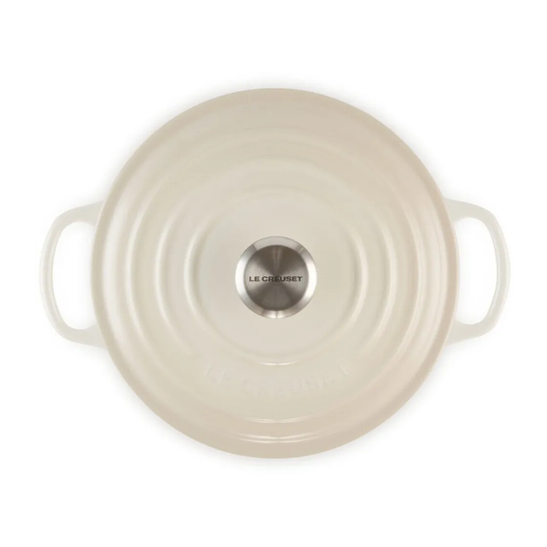 Le Creuset Bräter mit Deckel 26 cm Signature Meringue