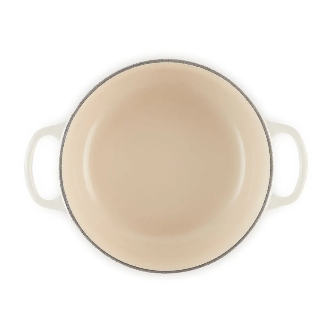 Le Creuset Bräter mit Deckel 26 cm Signature Meringue