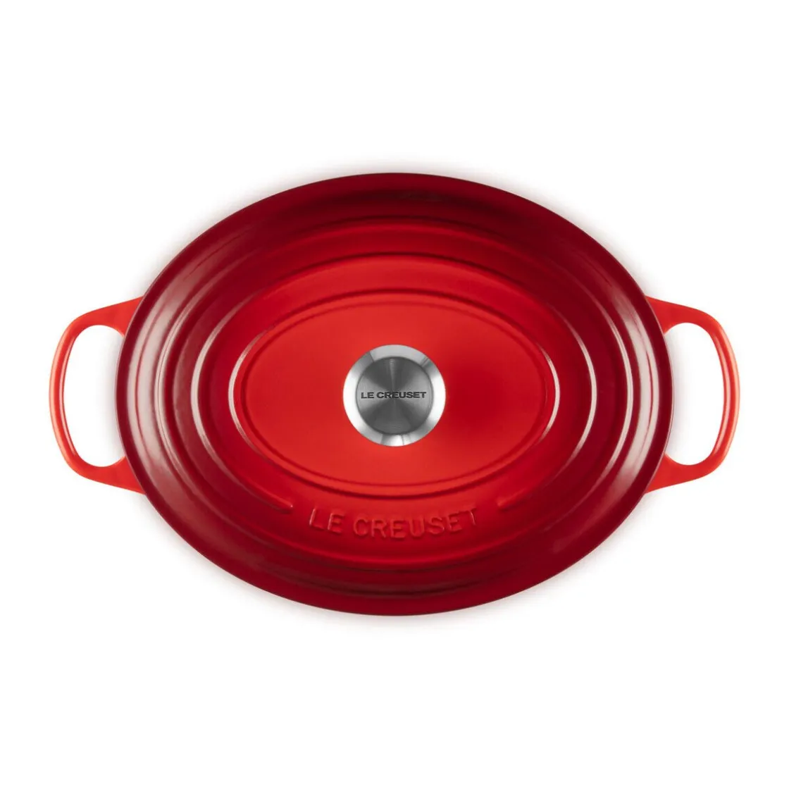 Le Creuset Bräter mit Deckel 31 cm Signature Kirschrot