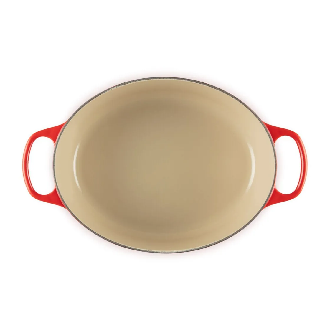 Le Creuset Bräter mit Deckel 31 cm Signature Kirschrot