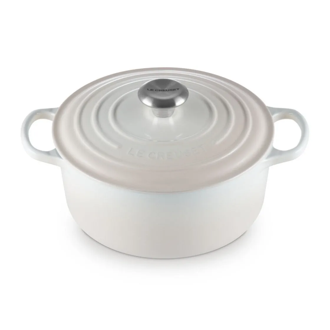 Kochwelt Entdecken<Le Creuset Bräter mit Deckel 24 cm Signature Meringue
