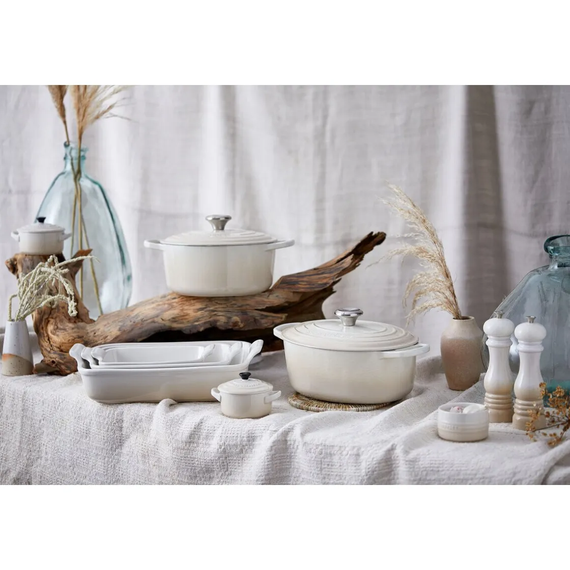 Kochwelt Entdecken<Le Creuset Bräter mit Deckel 24 cm Signature Meringue