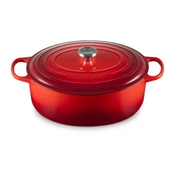 Le Creuset Bräter mit Deckel 35 cm Signature Kirschrot