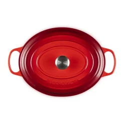 Le Creuset Bräter mit Deckel 35 cm Signature Kirschrot