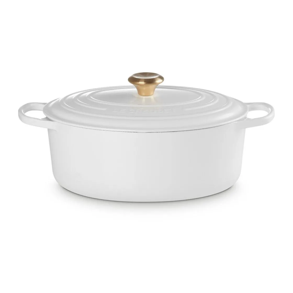 Le Creuset Bräter mit Deckel 31 cm Signature White
