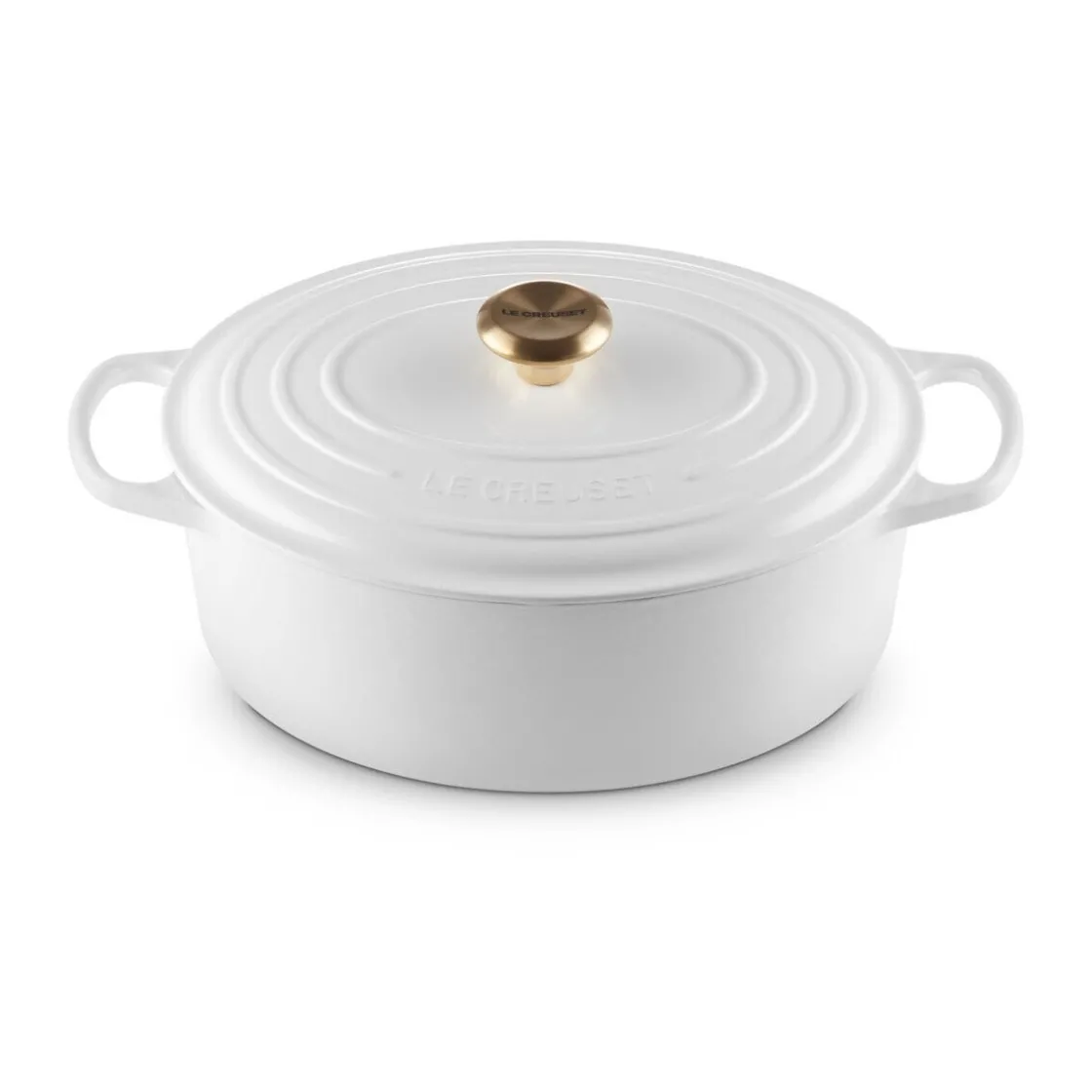 Le Creuset Bräter mit Deckel 31 cm Signature White
