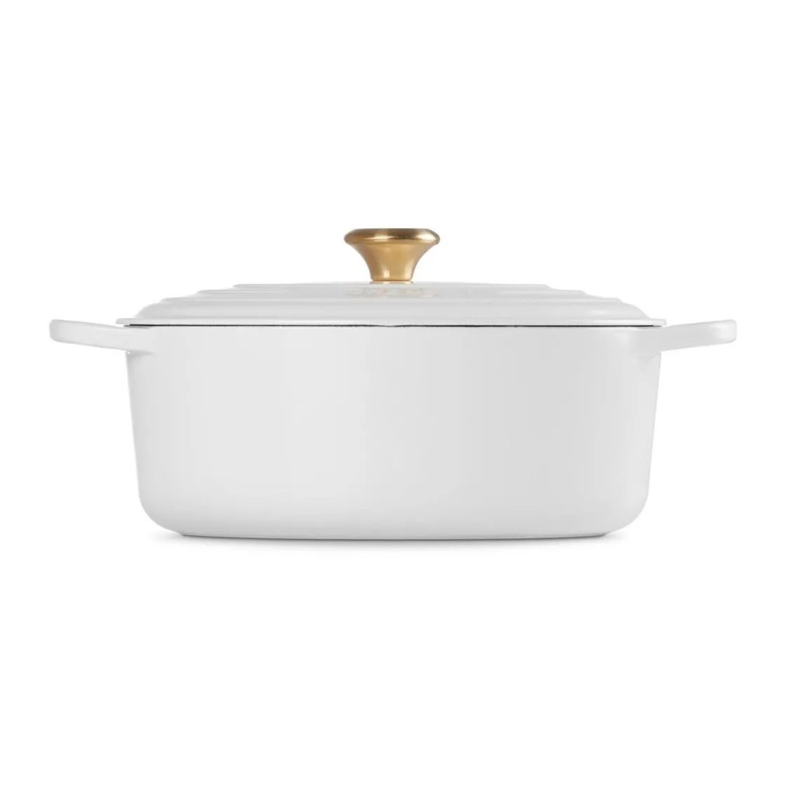 Le Creuset Bräter mit Deckel 31 cm Signature White