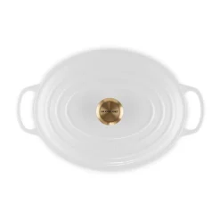 Le Creuset Bräter mit Deckel 31 cm Signature White