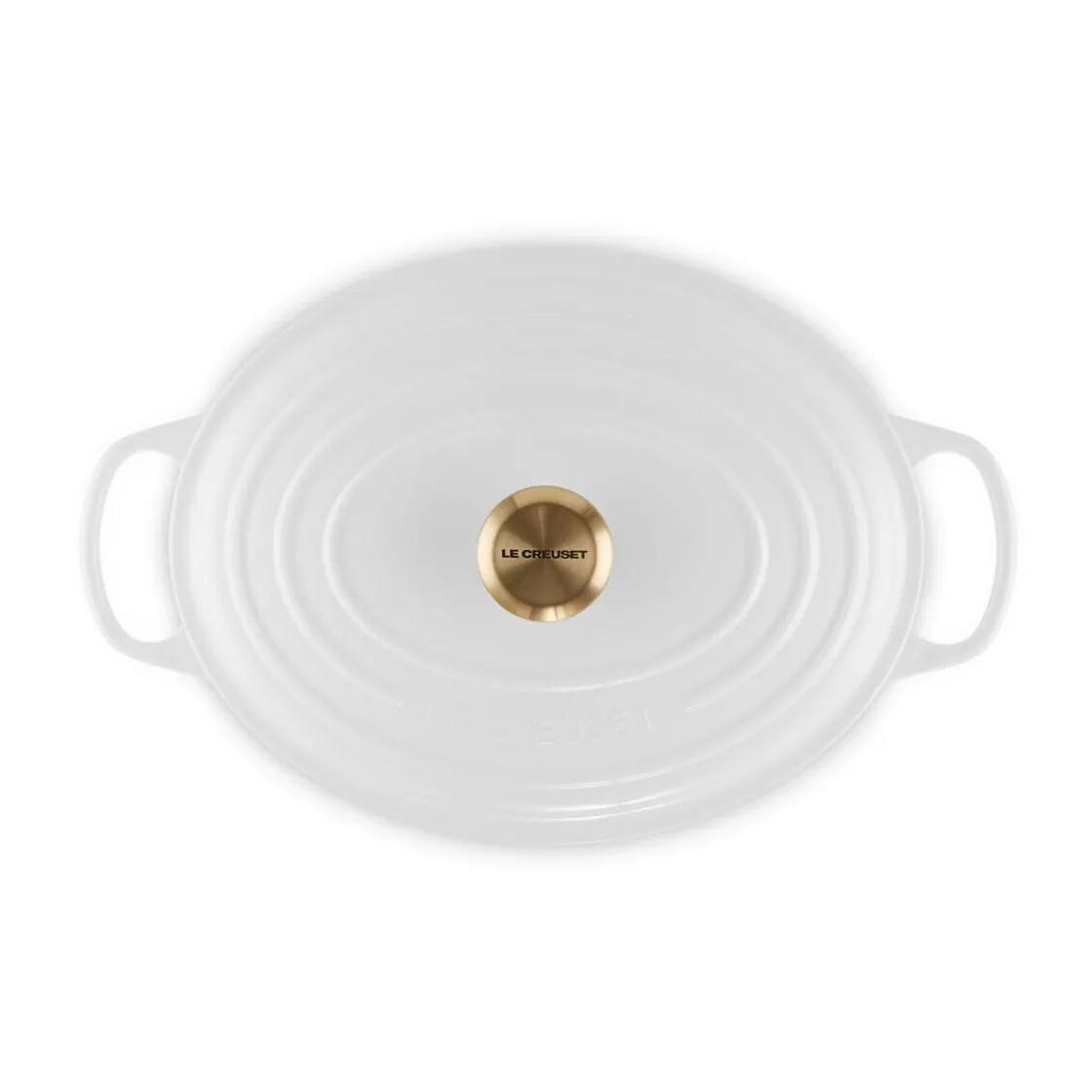 Le Creuset Bräter mit Deckel 31 cm Signature White