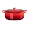 Kochwelt Entdecken<Le Creuset Bräter mit Deckel 35 cm Signature Kirschrot