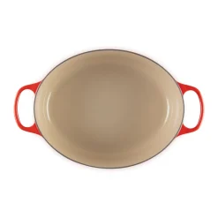 Kochwelt Entdecken<Le Creuset Bräter mit Deckel 35 cm Signature Kirschrot