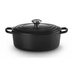 Le Creuset Bräter mit Deckel 31 cm Signature Schwarz