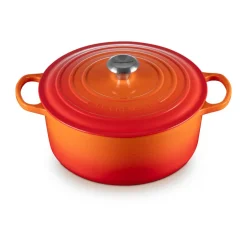 Le Creuset Bräter mit Deckel 28 cm Signature Ofenrot
