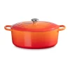 Le Creuset Bräter mit Deckel 35 cm Signature Ofenrot