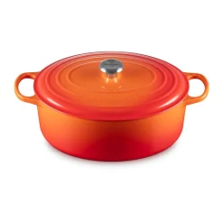 Le Creuset Bräter mit Deckel 35 cm Signature Ofenrot