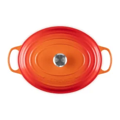 Le Creuset Bräter mit Deckel 35 cm Signature Ofenrot