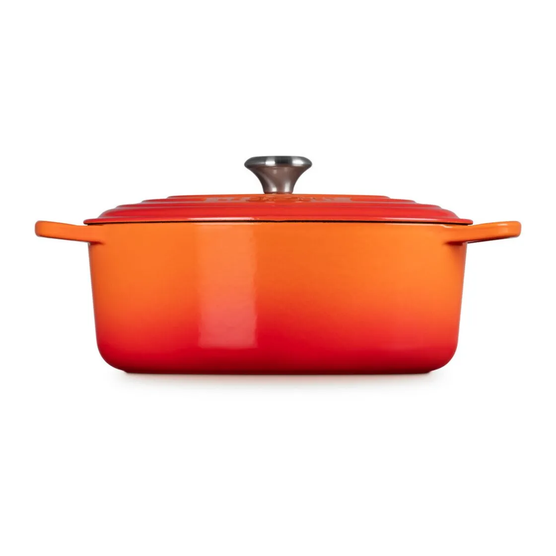 Le Creuset Bräter mit Deckel 31 cm Signature Ofenrot