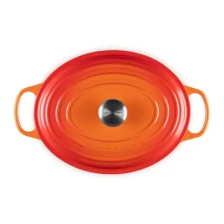 Le Creuset Bräter mit Deckel 31 cm Signature Ofenrot