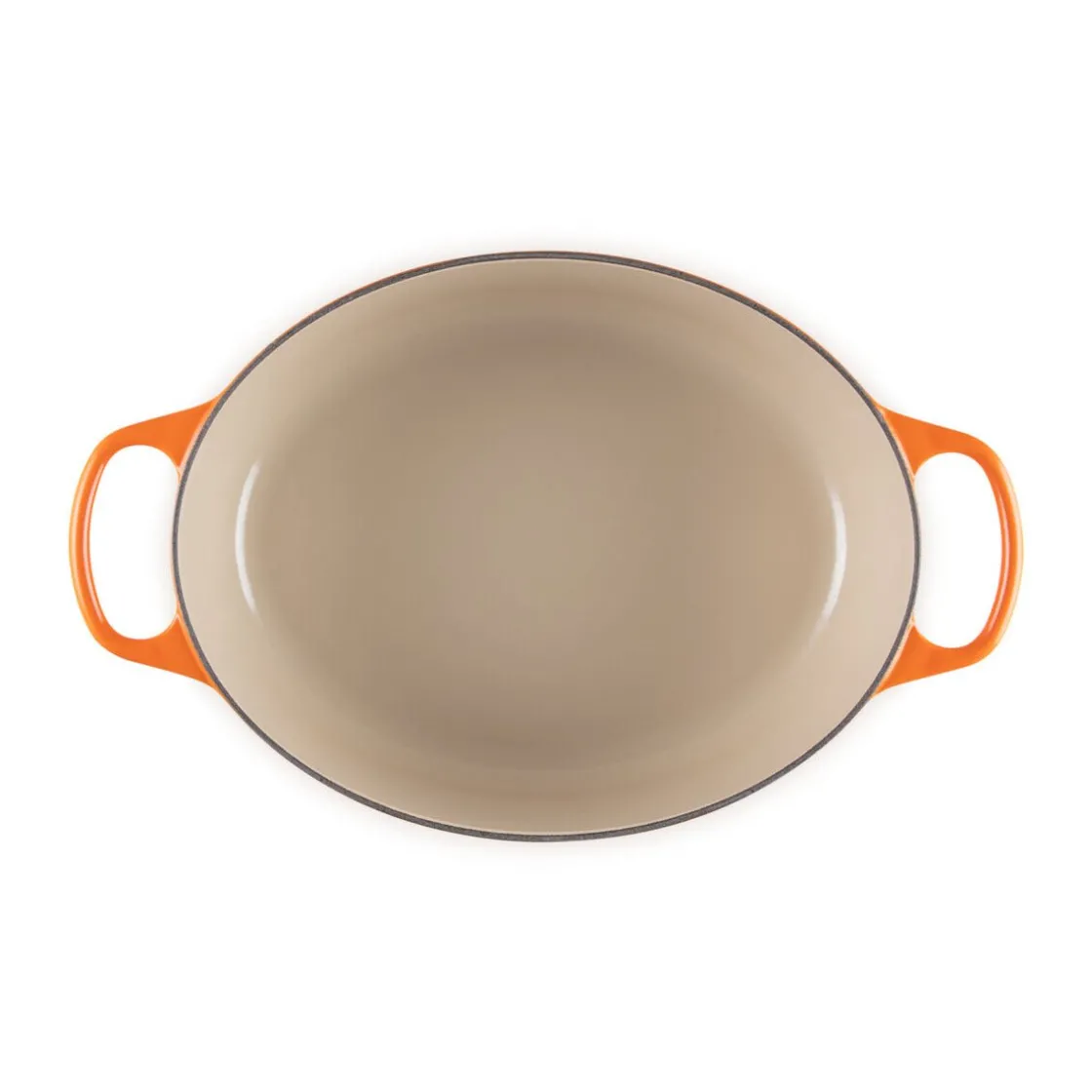 Le Creuset Bräter mit Deckel 31 cm Signature Ofenrot