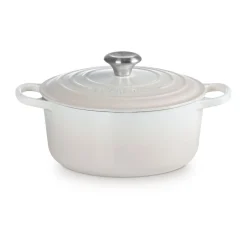 Le Creuset Bräter mit Deckel 24 cm Signature Meringue