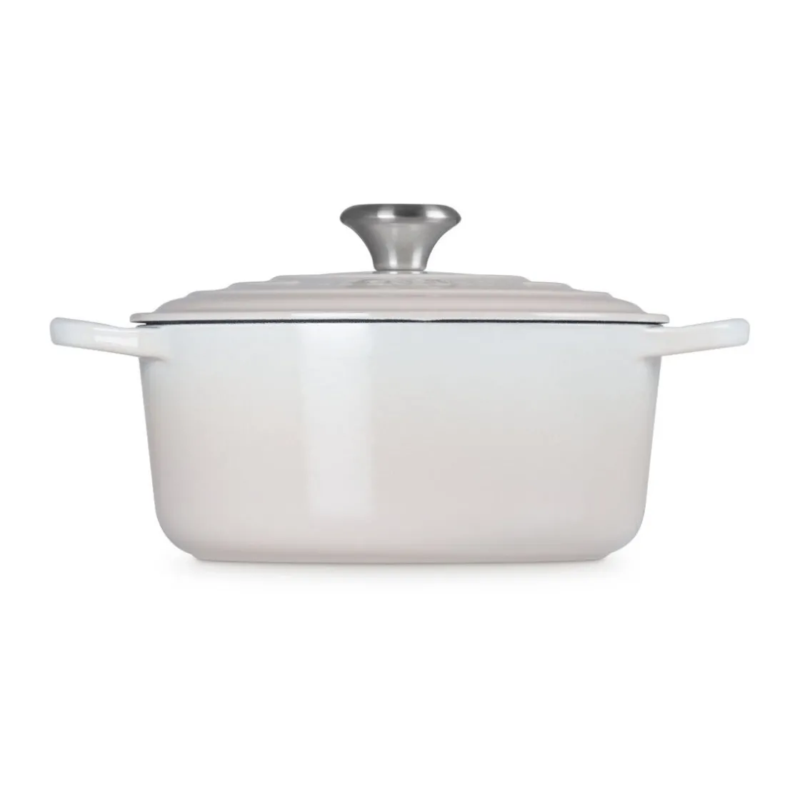 Le Creuset Bräter mit Deckel 24 cm Signature Meringue