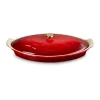 Le Creuset Fischbackform mit Deckel 34 cm Tradition Kirschrot