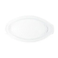 Le Creuset Fischbackform mit Deckel 34 cm Tradition White