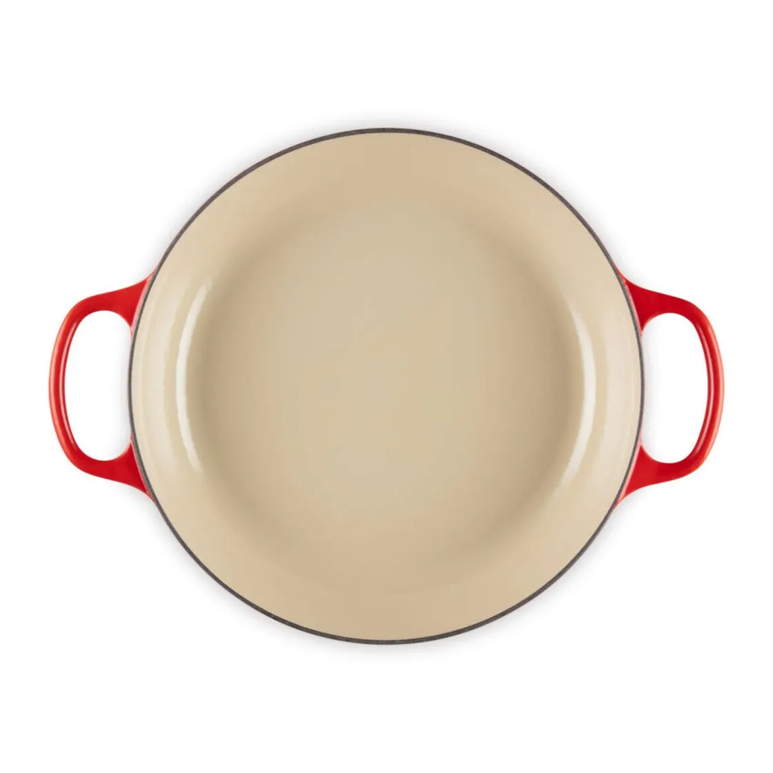 Le Creuset Gourmet Profi-Topf mit Deckel 30 cm Signature Kirschrot