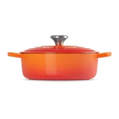 Le Creuset Gourmet-Bräter mit Deckel 30 cm Signature Ofenrot
