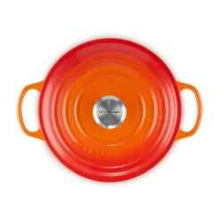 Le Creuset Gourmet-Bräter mit Deckel 30 cm Signature Ofenrot