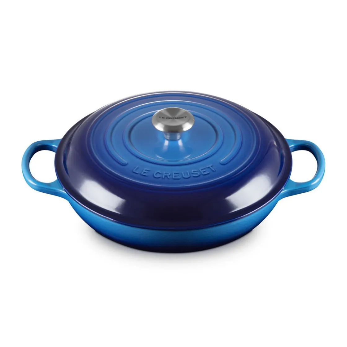 Töpfe|Kochwelt Entdecken<Le Creuset Gourmet-Profitopf mit Deckel 30 cm Signature azure