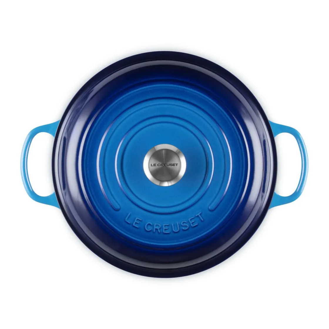 Töpfe|Kochwelt Entdecken<Le Creuset Gourmet-Profitopf mit Deckel 30 cm Signature azure