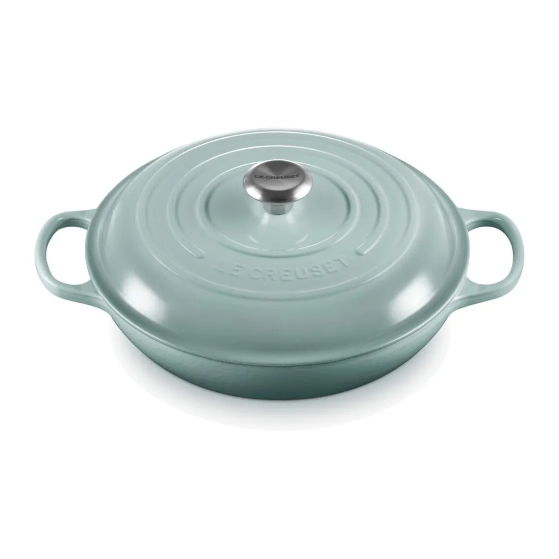 Le Creuset Gourmet-Profitopf mit Deckel 30 cm Signature Sea Salt