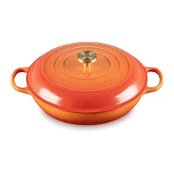 Le Creuset Gourmet-Profitopf mit Deckel 30 cm Signature Limited Edition Flamme Dorée