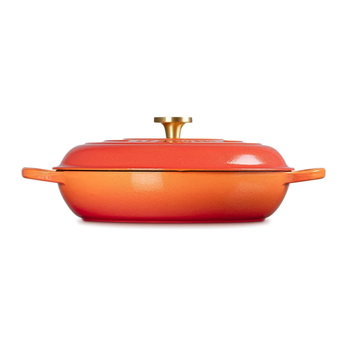 Le Creuset Gourmet-Profitopf mit Deckel 30 cm Signature Limited Edition Flamme Dorée