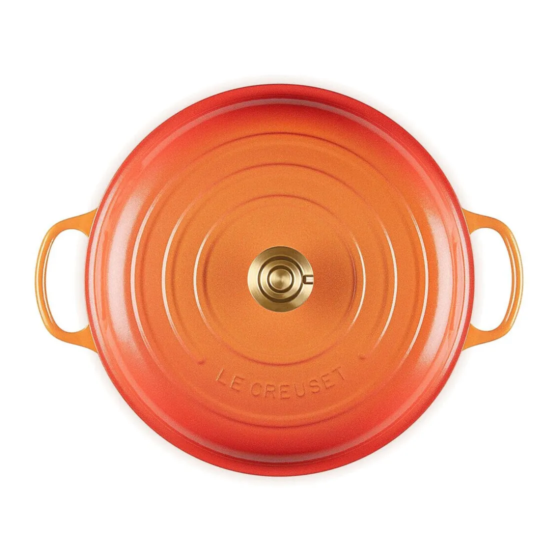 Le Creuset Gourmet-Profitopf mit Deckel 30 cm Signature Limited Edition Flamme Dorée