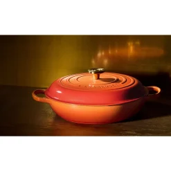 Le Creuset Gourmet-Profitopf mit Deckel 30 cm Signature Limited Edition Flamme Dorée