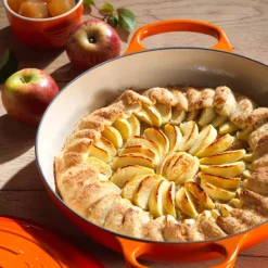 Le Creuset Gourmet-Profitopf mit Deckel 30 cm Signature Ofenrot