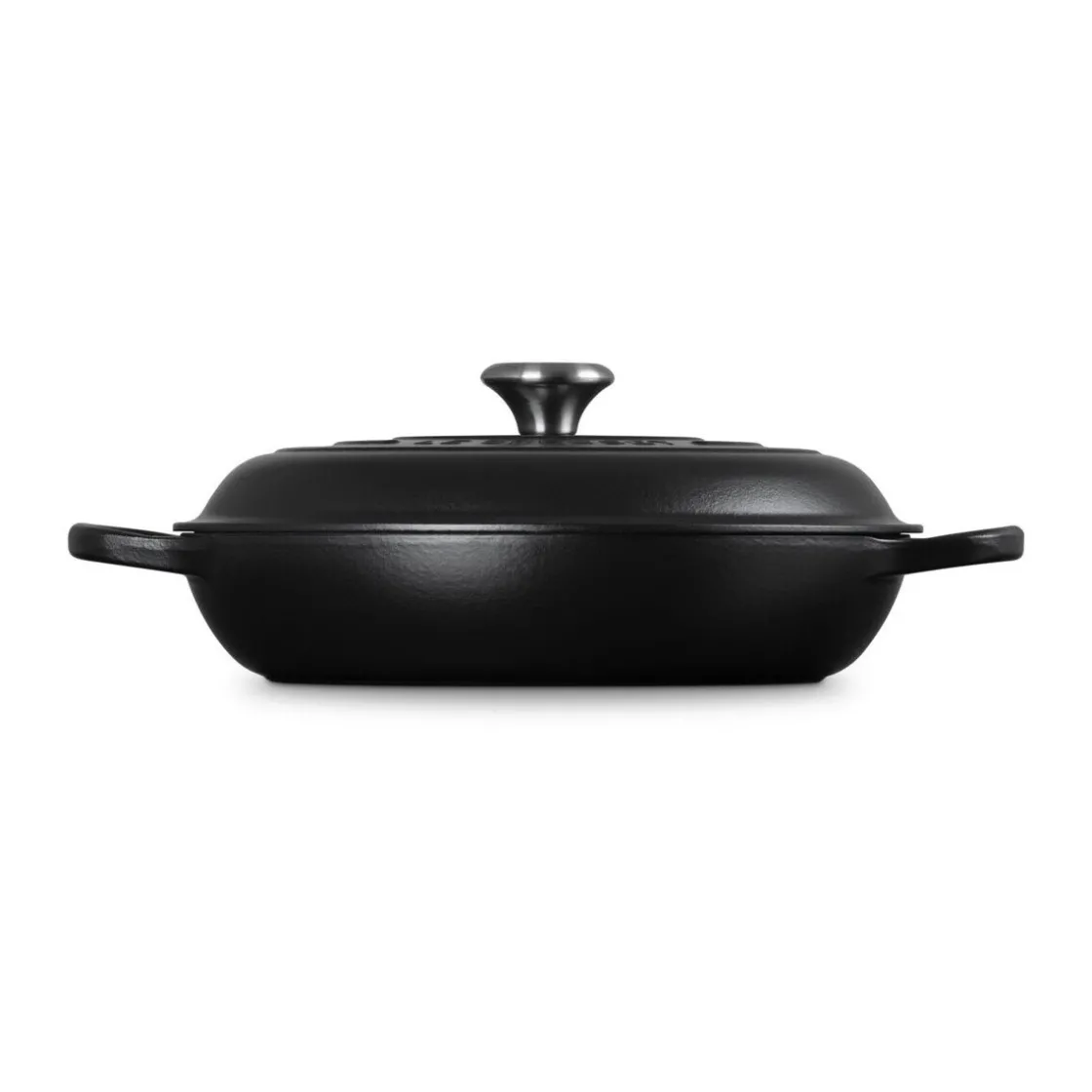 Le Creuset Gourmet-Profitopf mit Deckel 30 cm Signature schwarz