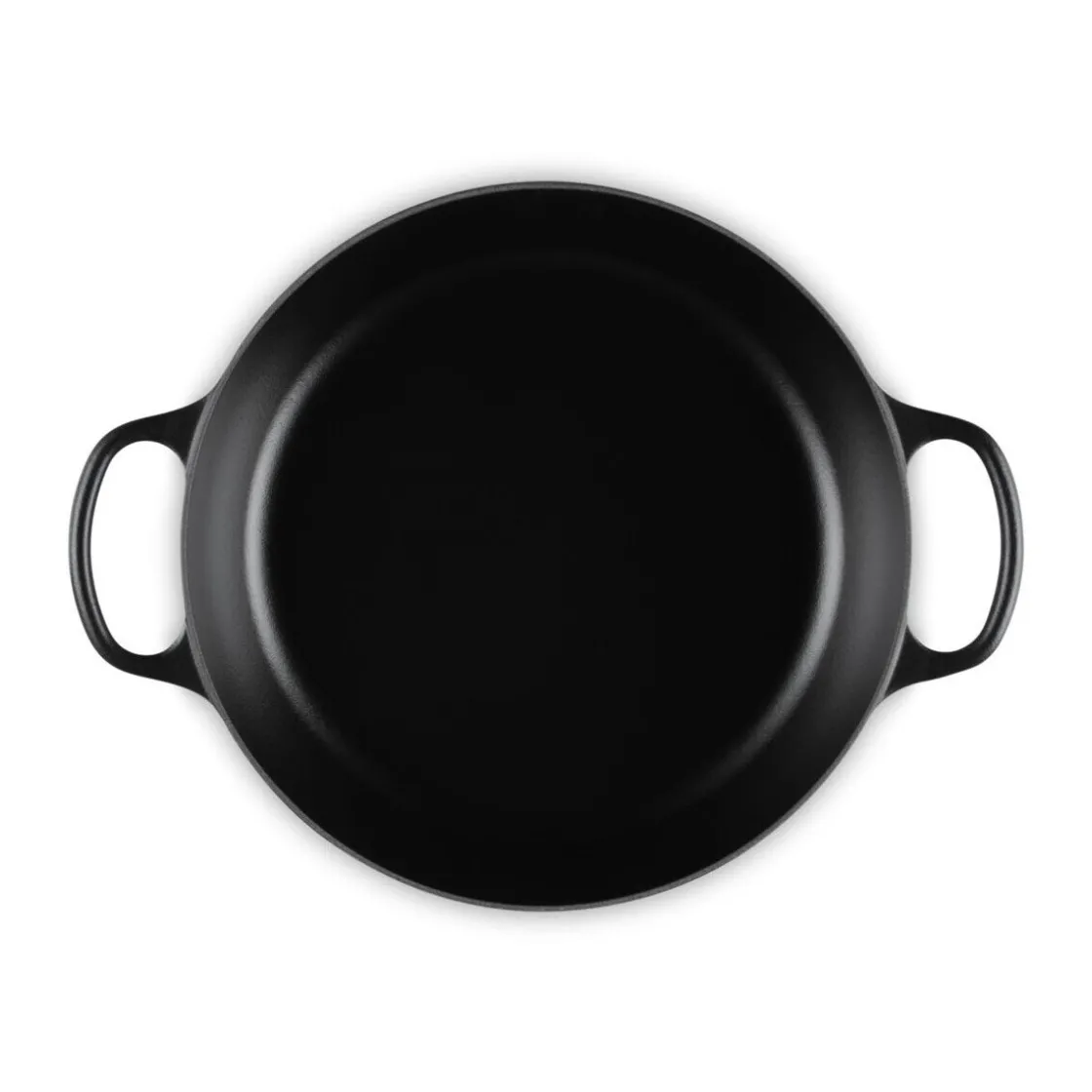 Le Creuset Gourmet-Profitopf mit Deckel 30 cm Signature schwarz