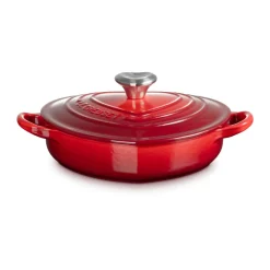 Muttertag|Weihnachten<Le Creuset Gourmet-Profitopf Herz mit Deckel 20 cm Heart Collection Kirschrot
