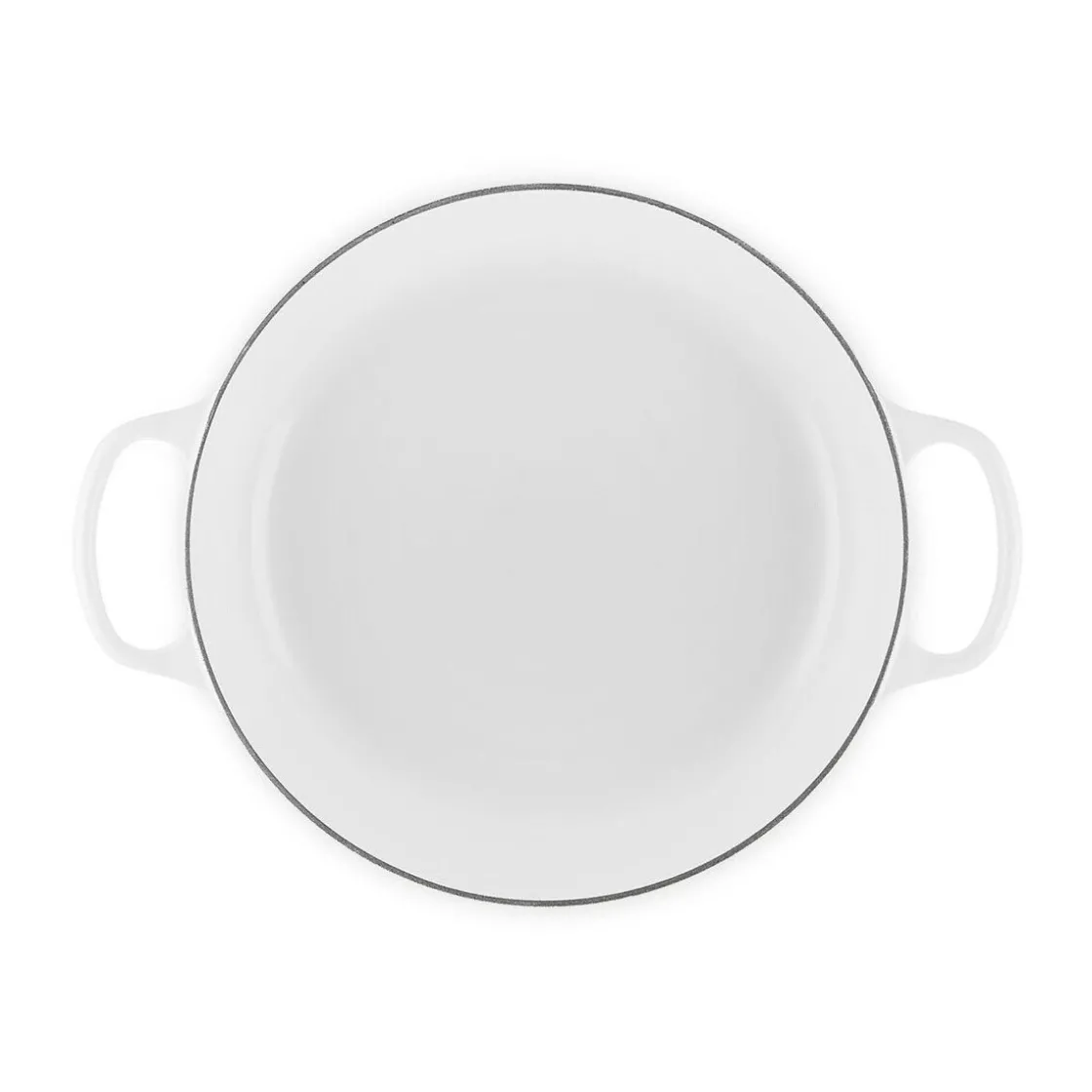 Kochwelt Entdecken<Le Creuset Gourmet-Profitopf mit Deckel 30 cm Signature White