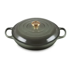 Bräter|Pilzküche<Le Creuset Gourmet-Profitopf mit Deckel 30 cm Signature Thyme
