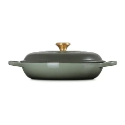 Bräter|Pilzküche<Le Creuset Gourmet-Profitopf mit Deckel 30 cm Signature Thyme