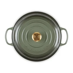 Bräter|Pilzküche<Le Creuset Gourmet-Profitopf mit Deckel 30 cm Signature Thyme