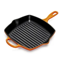 Le Creuset Grillpfanne 26 cm Signature ofenrot