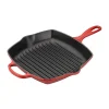 Spargel Zubehör|Spanischer Sommerurlaub<Le Creuset Grillpfanne 26x26 cm Signature Kirschrot