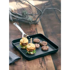 Le Creuset Grillpfanne 28x28 cm schwarz