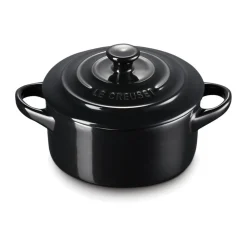 Le Creuset Mini Cocotte 10 cm schwarz