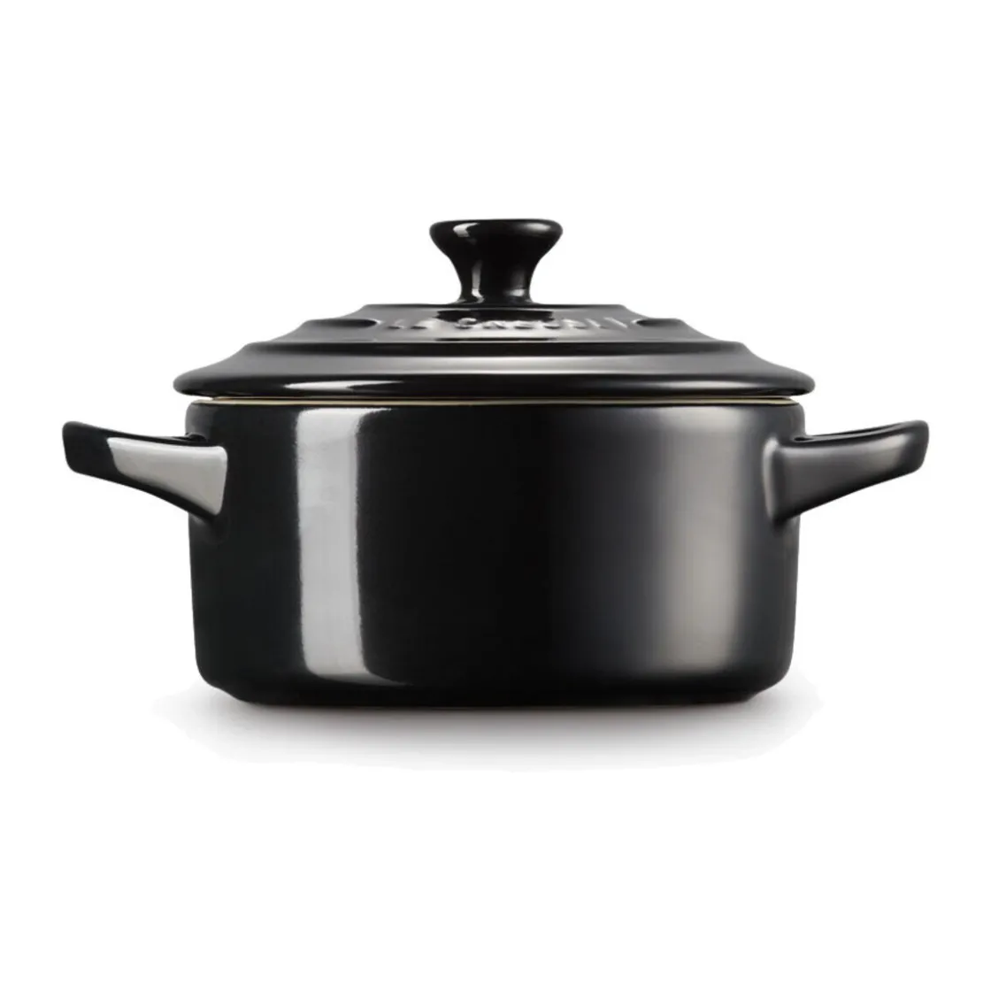 Le Creuset Mini Cocotte 10 cm schwarz